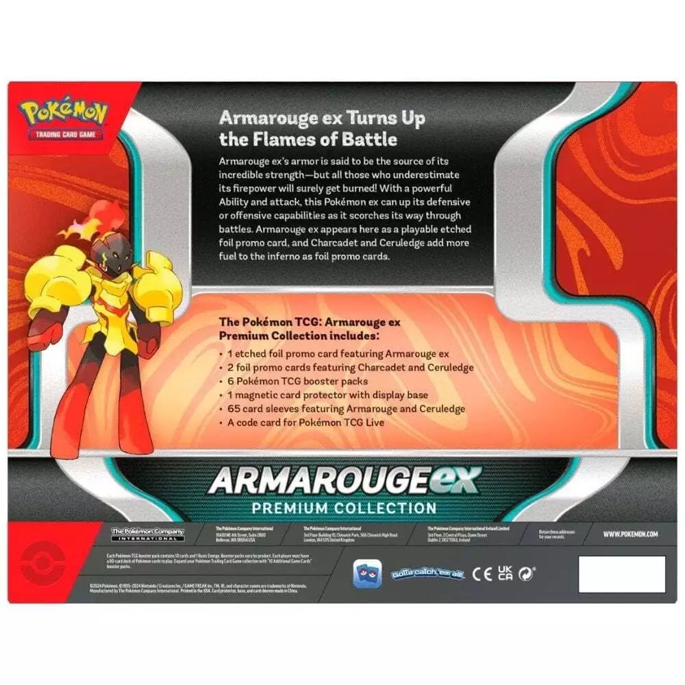 Pokémon Armarouge ex Premium Collection Box – 6 Boosters + Promos